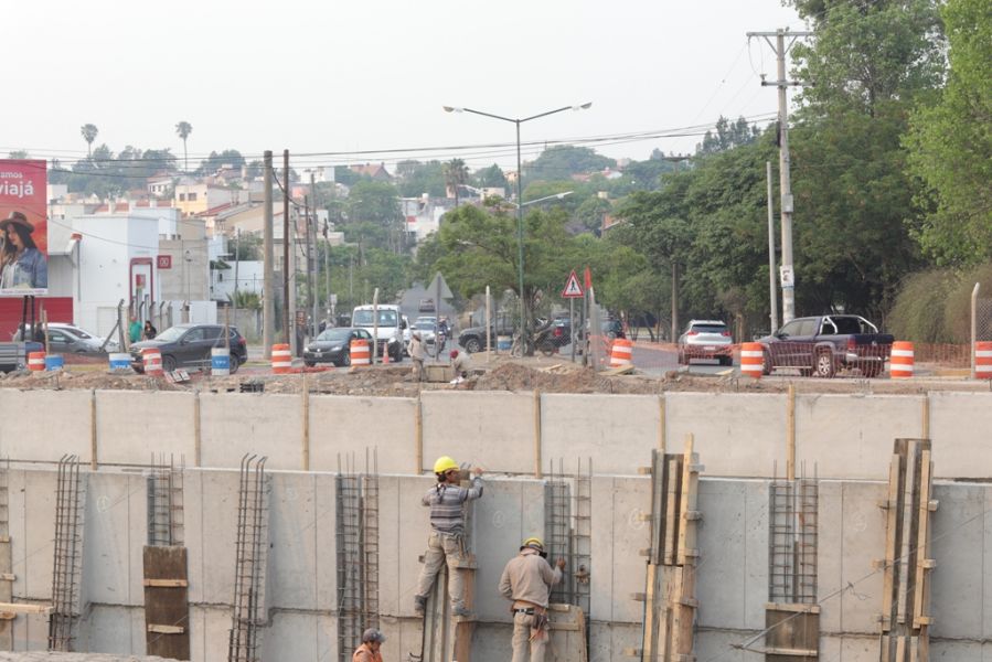 Por avances en la construcción del paso bajo nivel en Grand Bourg habrá nuevos desvíos de tránsito