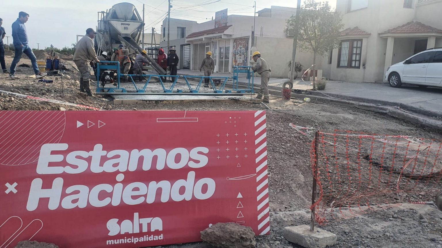 Avanzan las obras de erradicación de calles de tierra en barrio Odontólogos y Los Molles