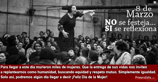 8 de Marzo/ En Salta NO se festeja…