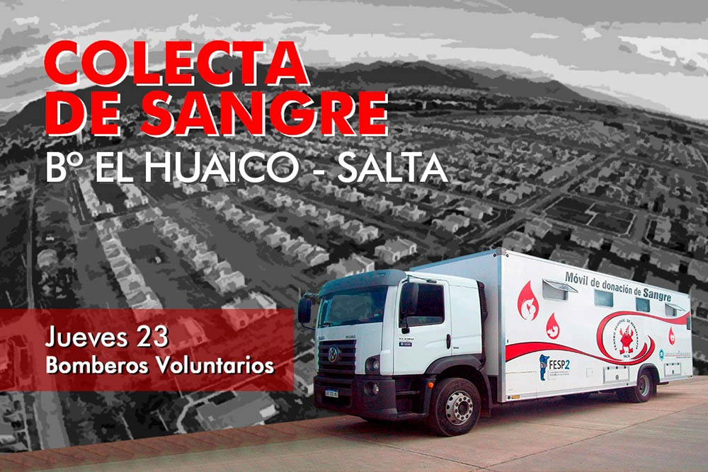 Colecta de Sangre en el B° El Huaico