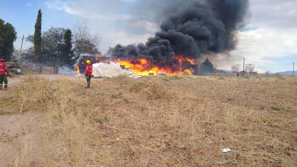 Incendio en Cachi