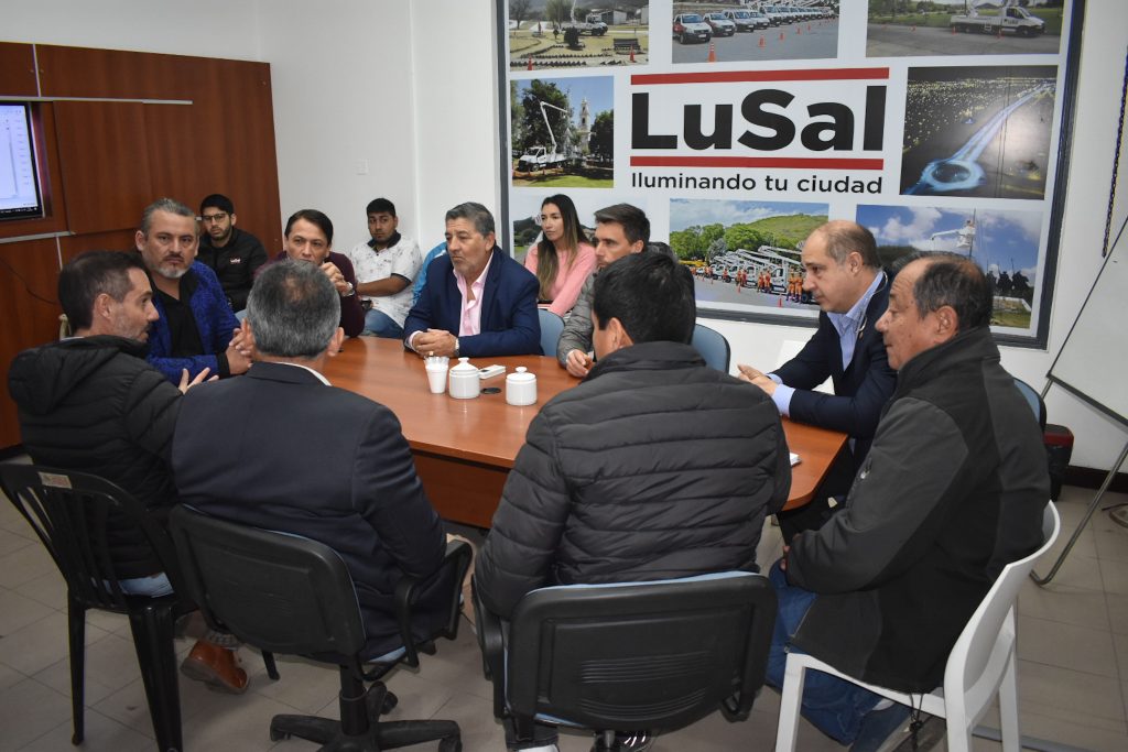 Funcionarios municipales y concejales se reunieron con autoridades de LuSal