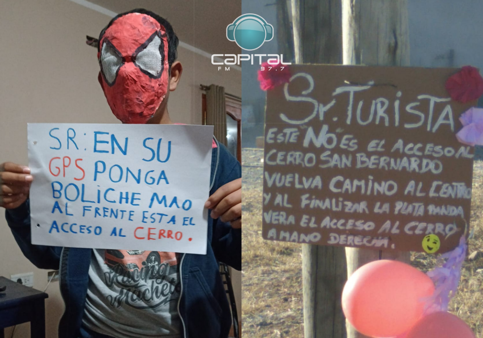 Los turistas se 