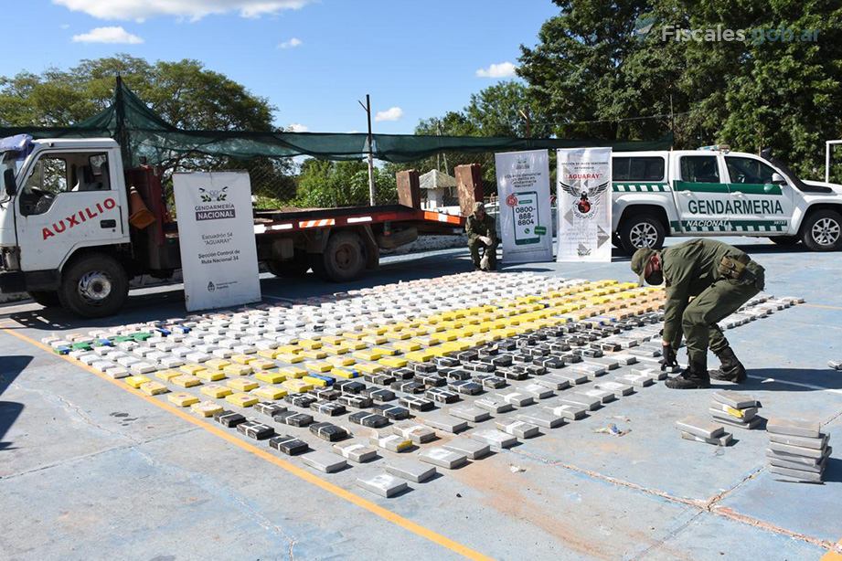 Salta: cuatro condenados por transportar casi media tonelada de cocaína