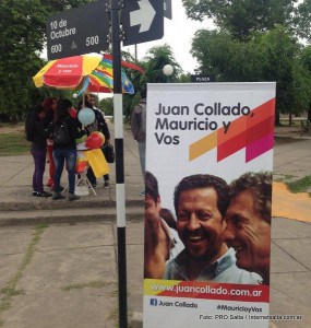 Collado de precandidato a Gobernador a Diputado Nacional
