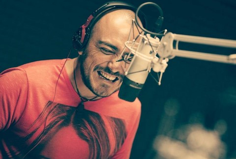 Los periodistas Daniel Murillo y Maxi Rodríguez en la radio de Capellán